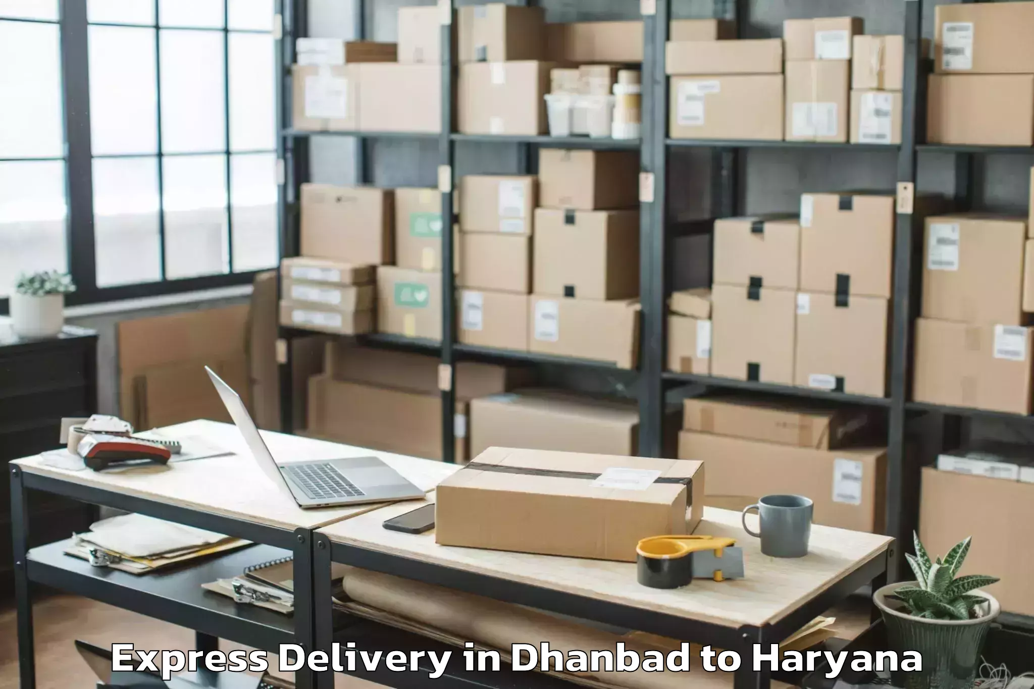 Book Dhanbad to Israna Express Delivery Online